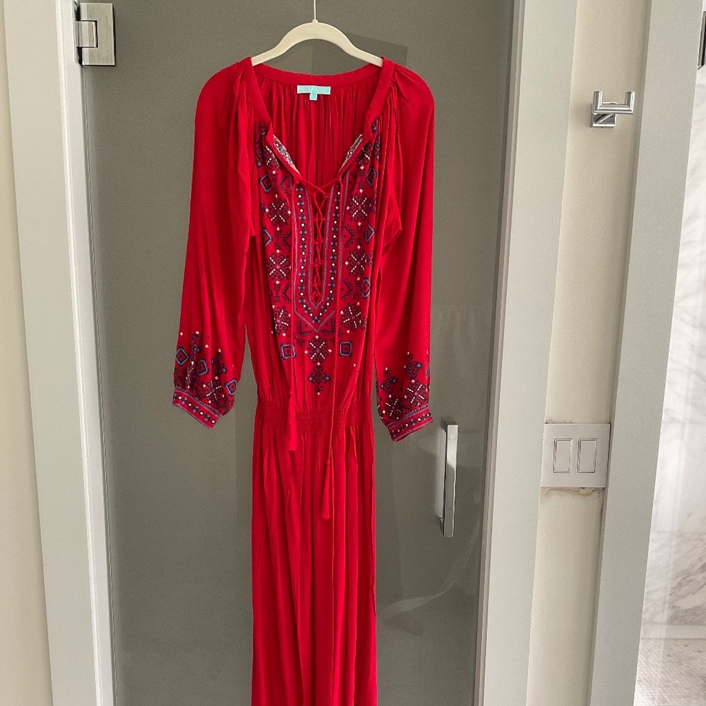 Melissa Odabash red maxi dress , size small
